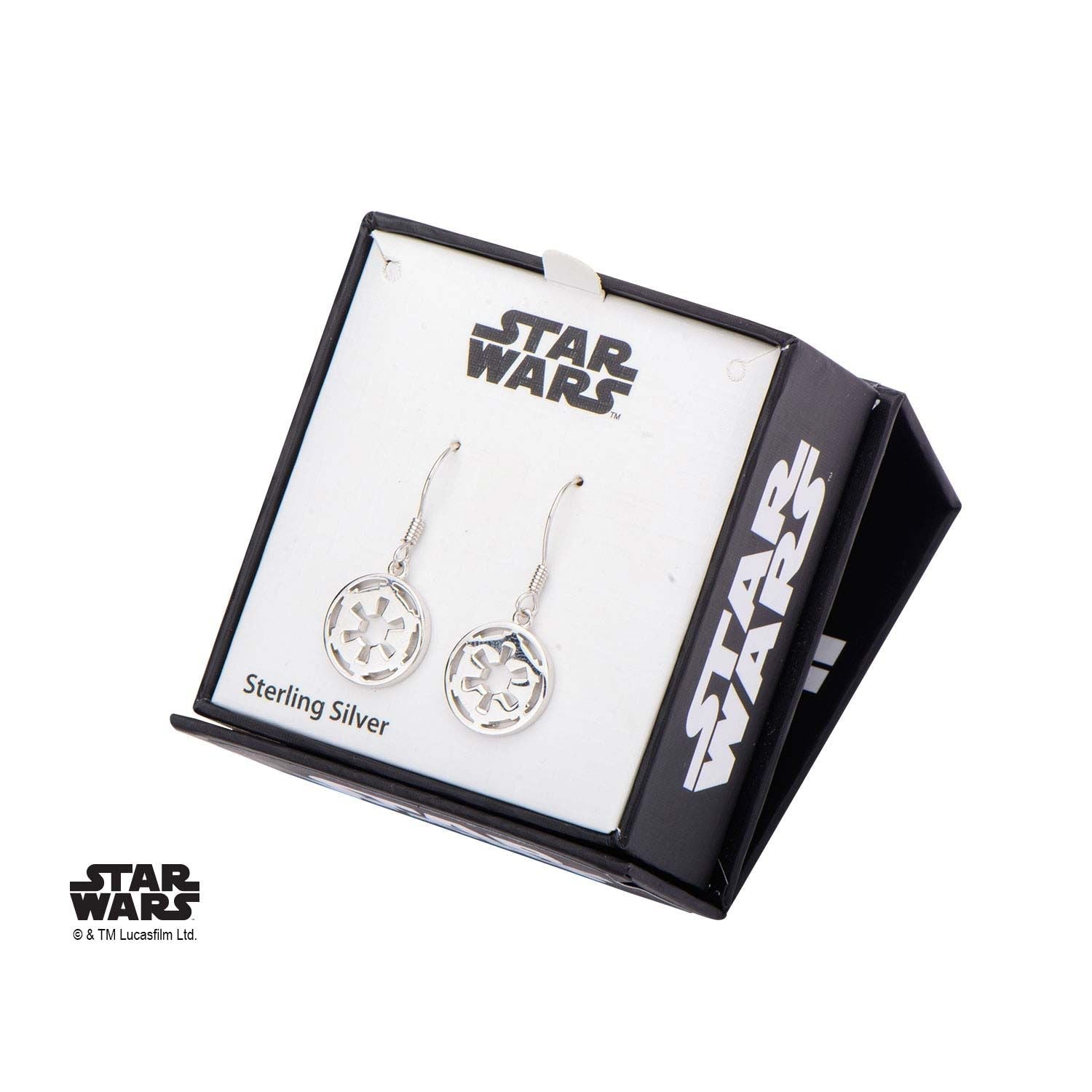 STAR WARS Star Wars Cut Out Galactic Empire Symbol Dangle Earring -Rebel Bod-RebelBod