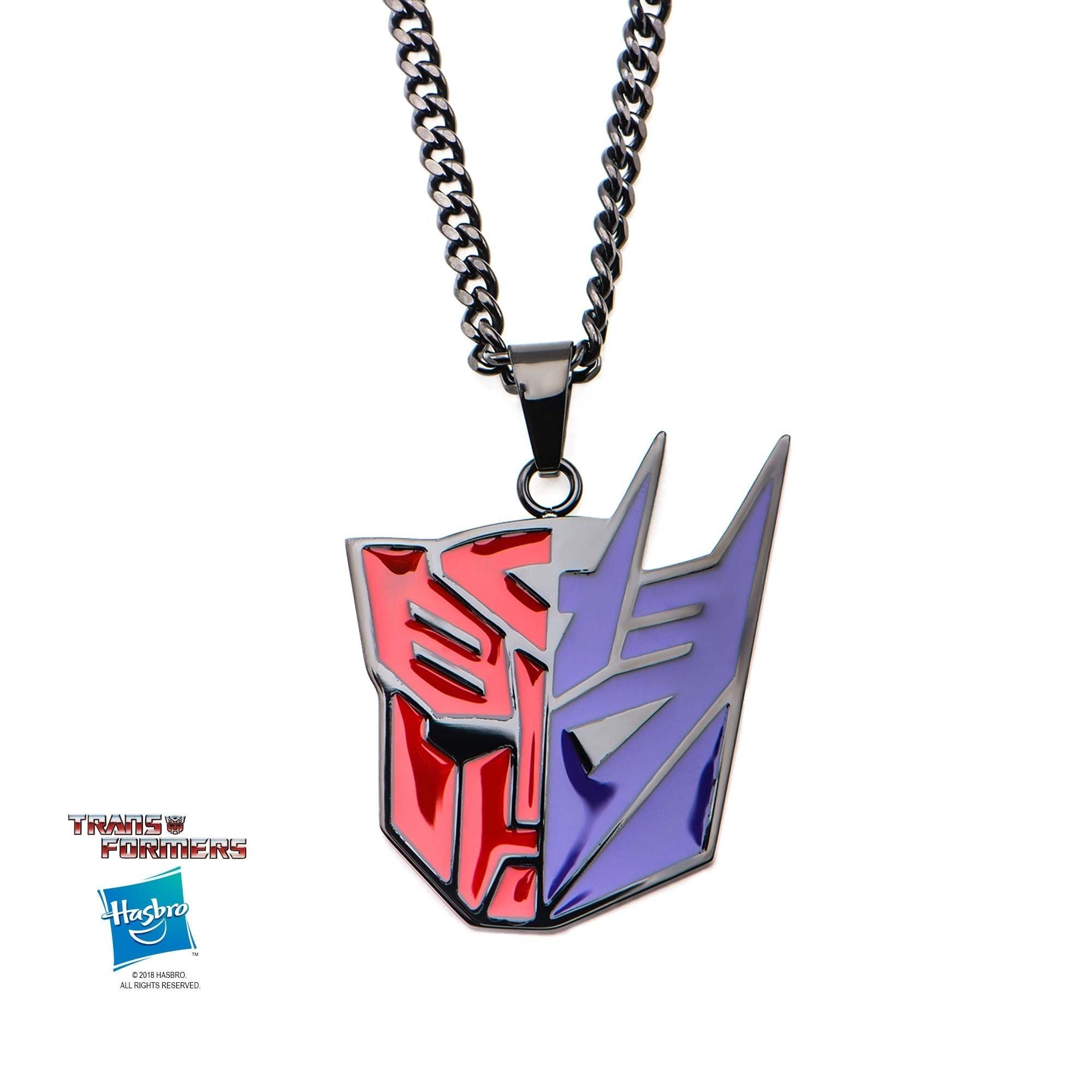 HASBRO Transformers Autobot Decepticon Pendant Necklace -Rebel Bod-RebelBod