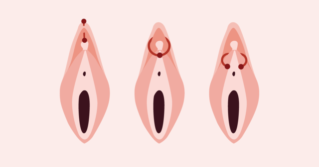 Clit hood deals piercing