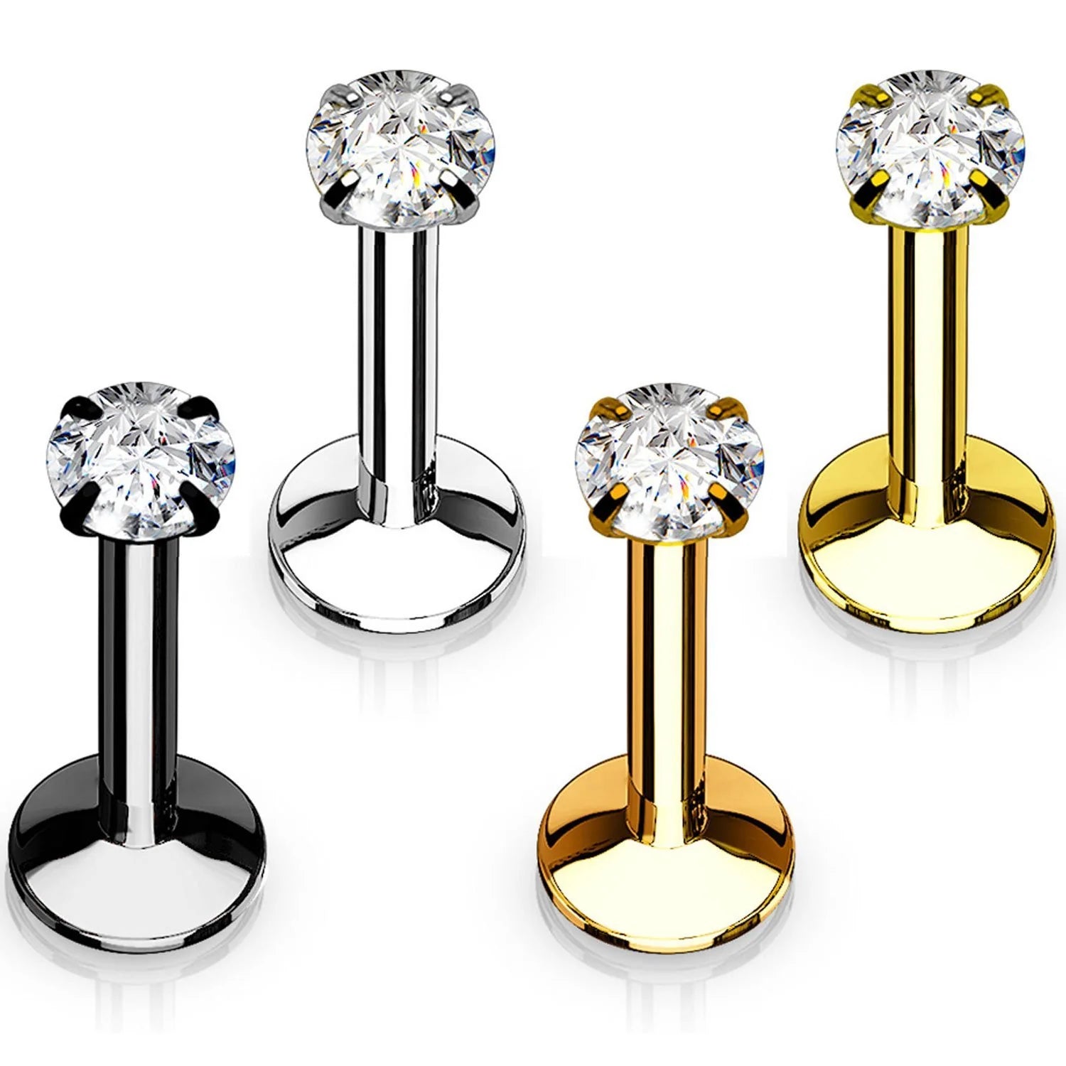 Flat Back Labret Stud