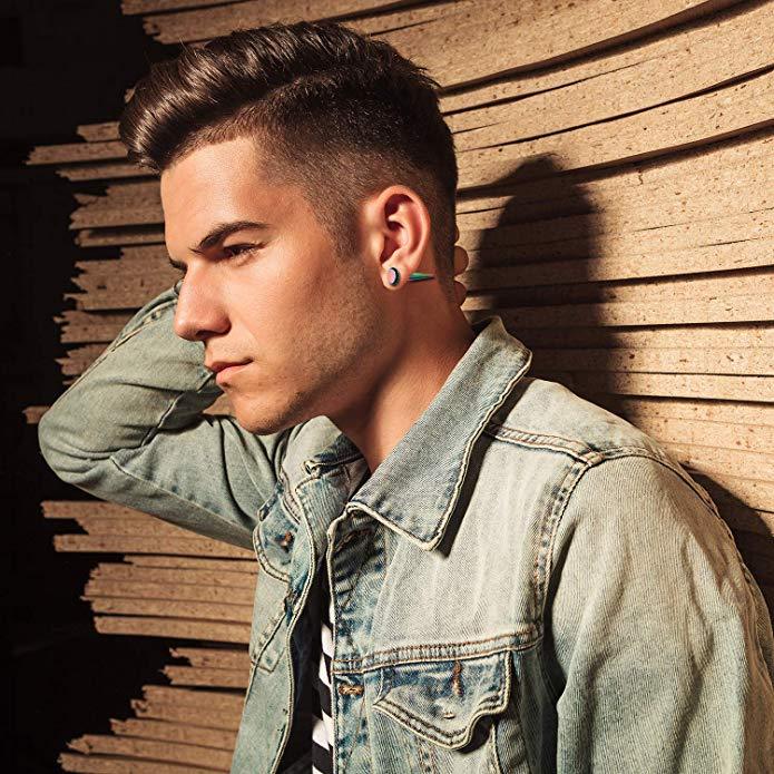 00 Gauges For Men Beydodo Stainless Steel Ear Gauges 0g, Double