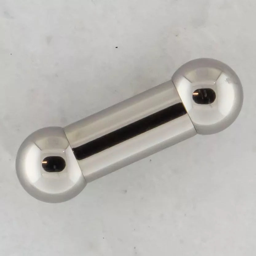 STRAIGHT BARBELL 0g Internally Threaded Steel Barbell - 1 Piece -Rebel Bod-RebelBod