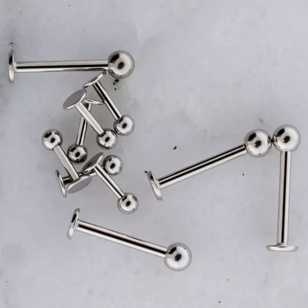Labret Studs 14g 5mm Back Externally Threaded Labrets - 1 Piece #SPLT#6 -Rebel Bod-RebelBod