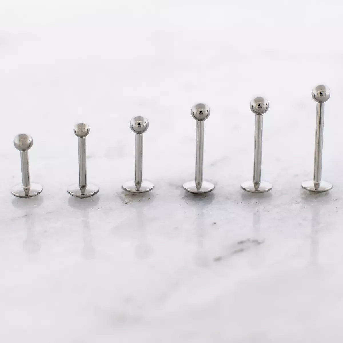 Labret Studs 14g Internally Threaded Labrets w/ 5mm Back - 1 Piece #SPLT#6 -Rebel Bod-RebelBod