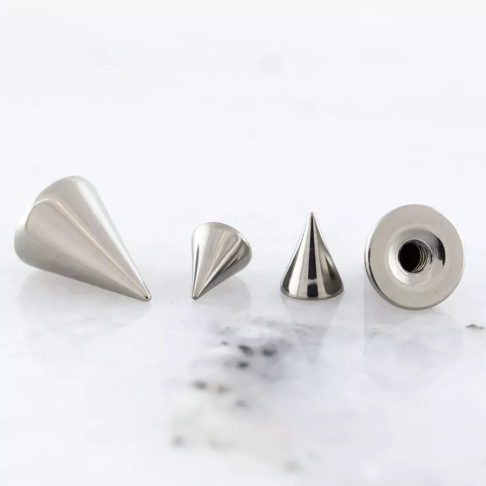 Body Jewelry Parts 14g or 16g External Replacement Cones - 1 Piece #SPLT#12 -Rebel Bod-RebelBod