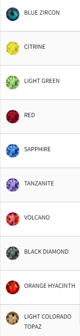 Body Jewelry Parts 14g Steel Internally Threaded Gem Discs - 1 Piece #SPLT#6 -Rebel Bod-RebelBod