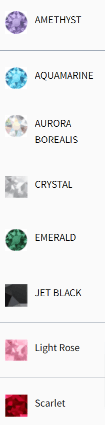 Body Jewelry Parts 16g/18g Steel Internal Gem Balls - 1 Piece #SPLT#12 -Rebel Bod-RebelBod