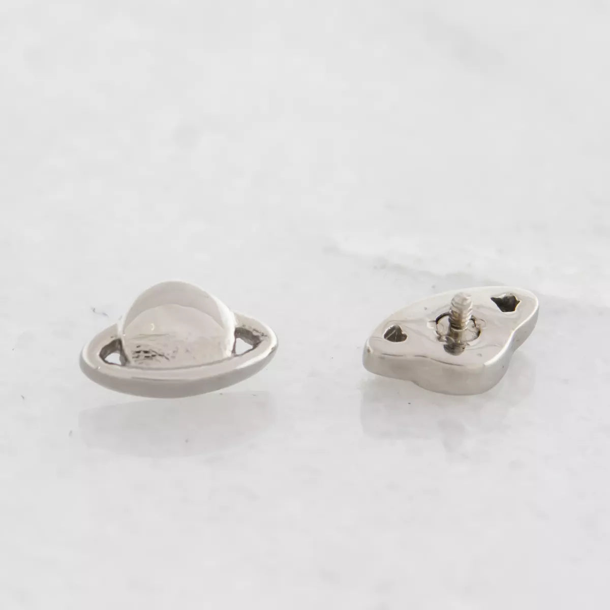 Body Jewelry Parts 16g/18g Steel Internally Threaded Planet Replacement Head - 1 Piece -Rebel Bod-RebelBod