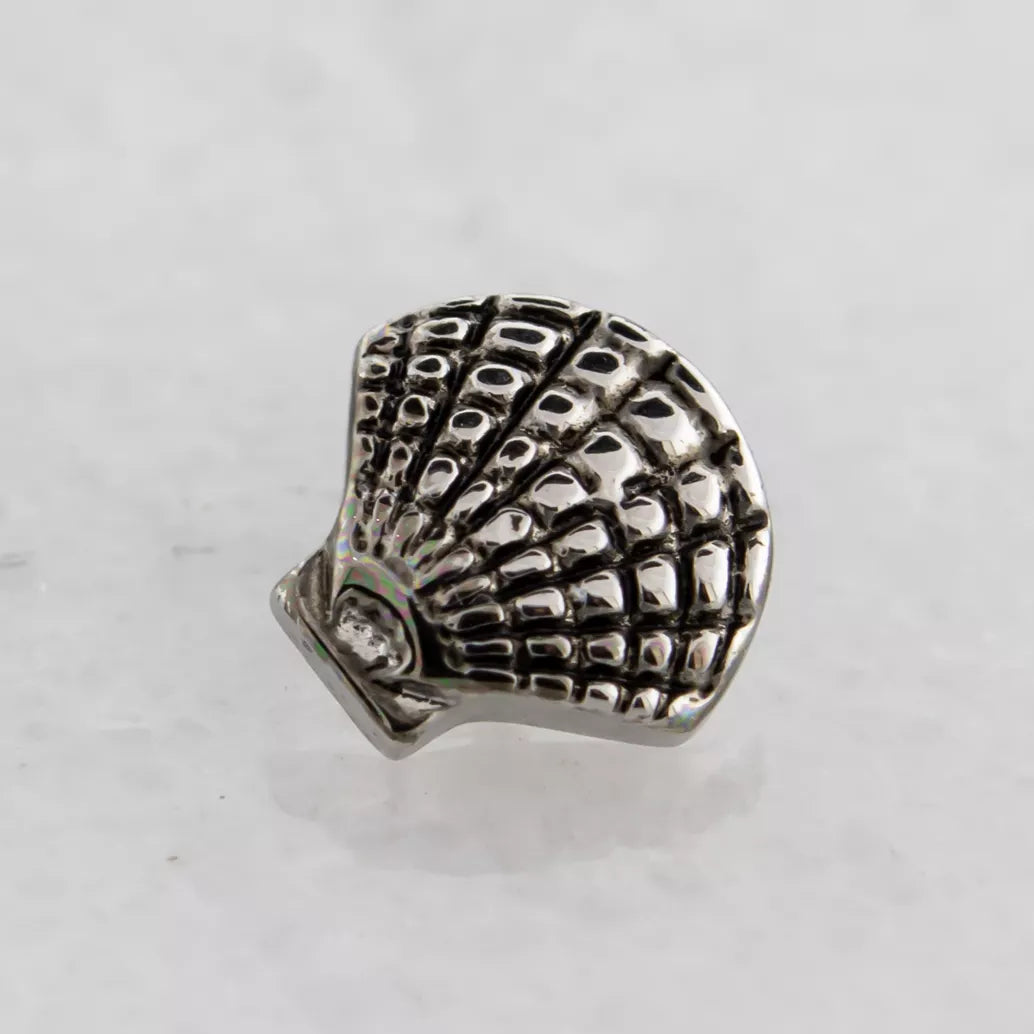 Body Jewelry Parts 16g/18g Steel Internally Threaded Shell Replacement Head - 1 Piece -Rebel Bod-RebelBod