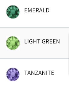 Body Jewelry Parts 16g/18g Titanium Prong Set Gem Heads - 1 Piece -Rebel Bod-RebelBod