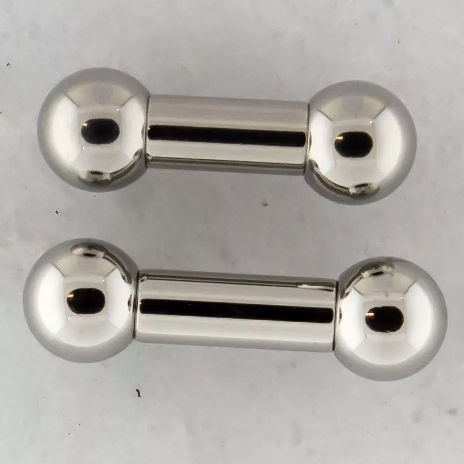 STRAIGHT BARBELL 2g Steel Internally Threaded Barbells - 1 Piece -Rebel Bod-RebelBod