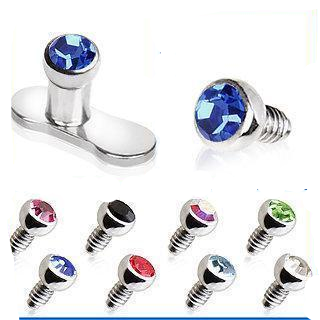 Dermals 2mm Dermal Top Press Fitted Gem 2mm -Rebel Bod-RebelBod