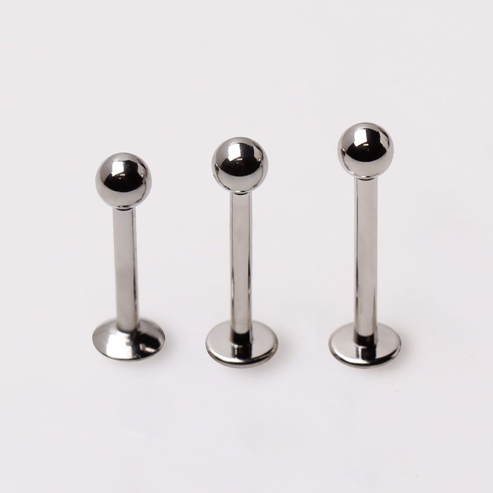 Labret Studs 316L Internally Threaded Labret Ball Top -Rebel Bod-RebelBod