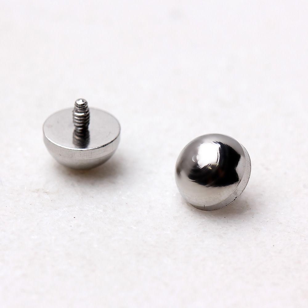 Dermals 316L Surgical Steel Dome Dermal Top -Rebel Bod-RebelBod