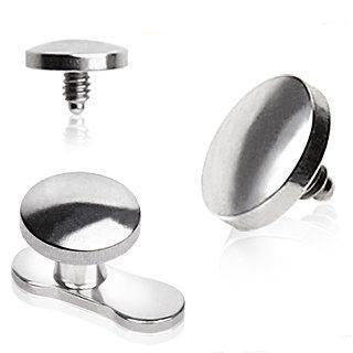 Dermals 316L Surgical Steel Flat Disc Dermal Top -Rebel Bod-RebelBod