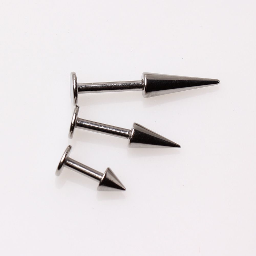Labret Studs 316L Surgical Steel Labret / Monroe w/ Spike -Rebel Bod-RebelBod