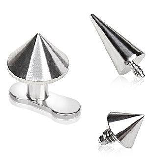 Dermals 316L Surgical Steel Spike Dermal Top -Rebel Bod-RebelBod