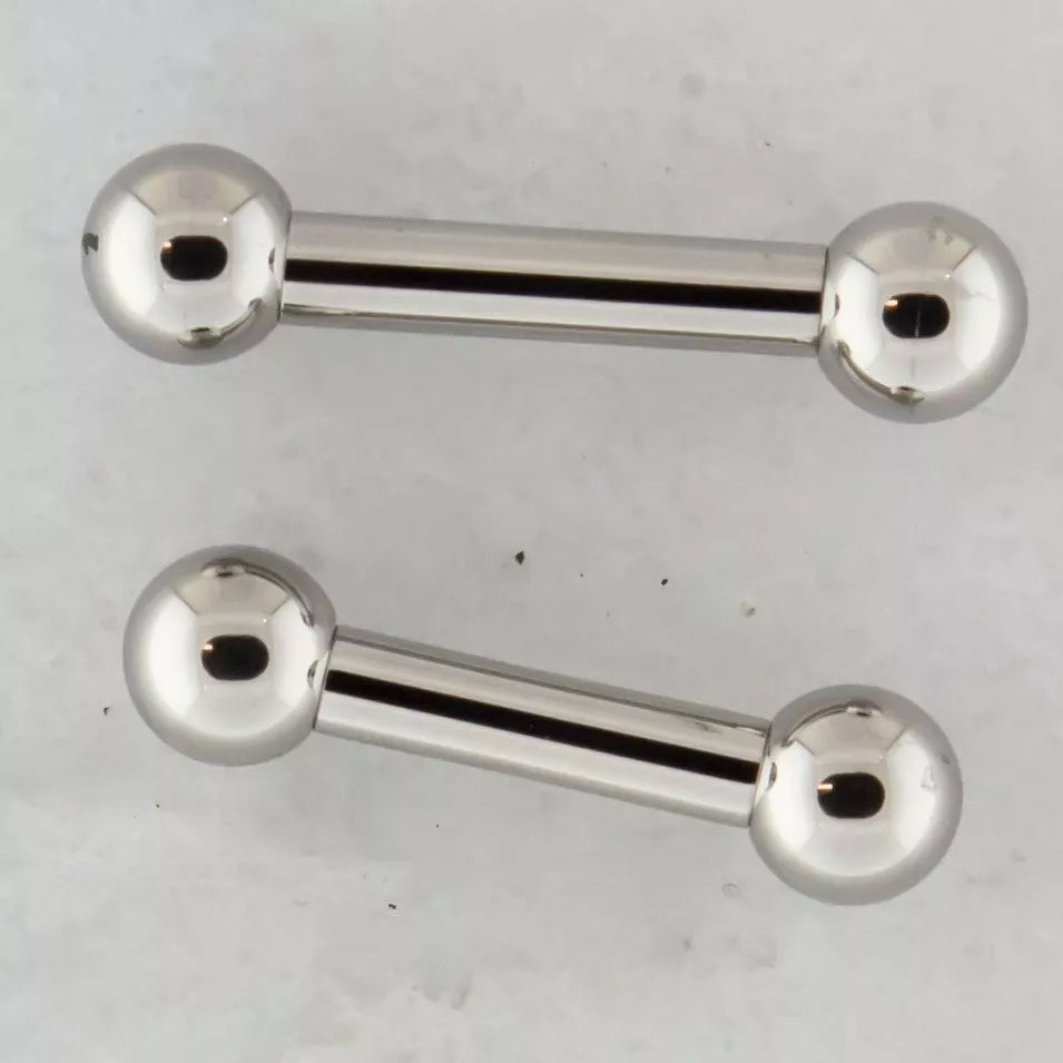 8G Internally Threaded Steel Barbell 1 Piece Rebel Bod