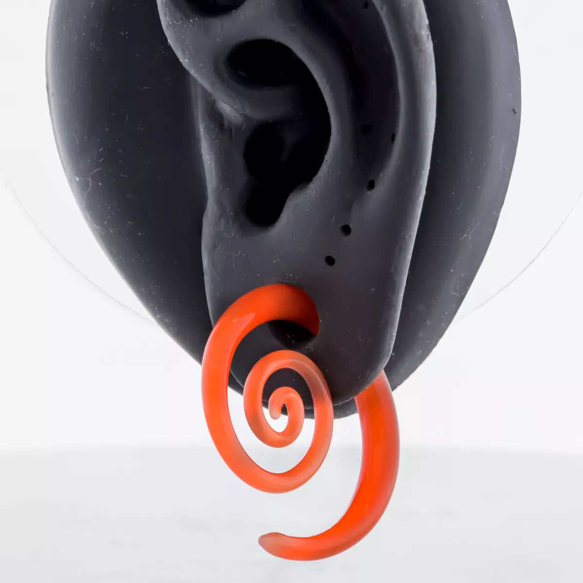 Tapers - Spirals Borosilicate Glass Electric Red Tight Spiral - 1 Piece #SPLT#2 -Rebel Bod-RebelBod