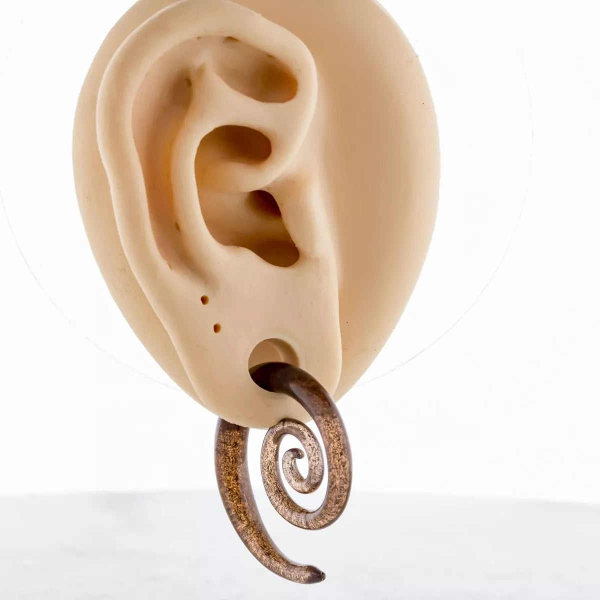 Tapers - Spirals Borosilicate Glass Red Shimmer Tight Spiral - 1 Piece #SPLT#2 -Rebel Bod-RebelBod