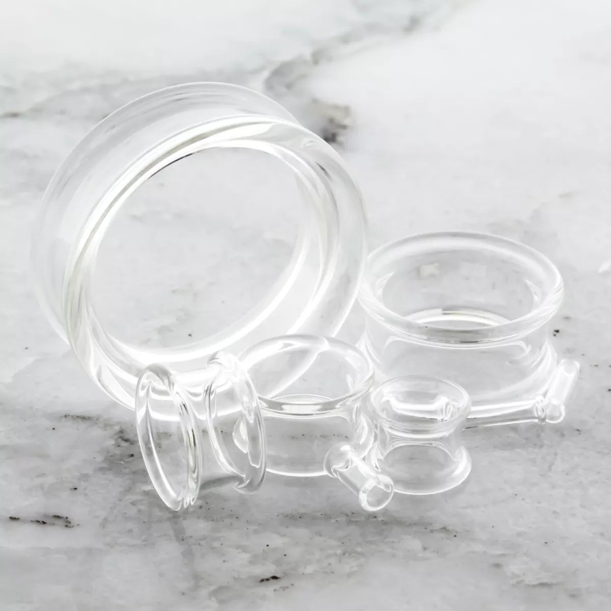 Tunnels - Double Flare Double Flare Pyrex Glass Tunnels - 1 Piece #SPLT#2 -Rebel Bod-RebelBod