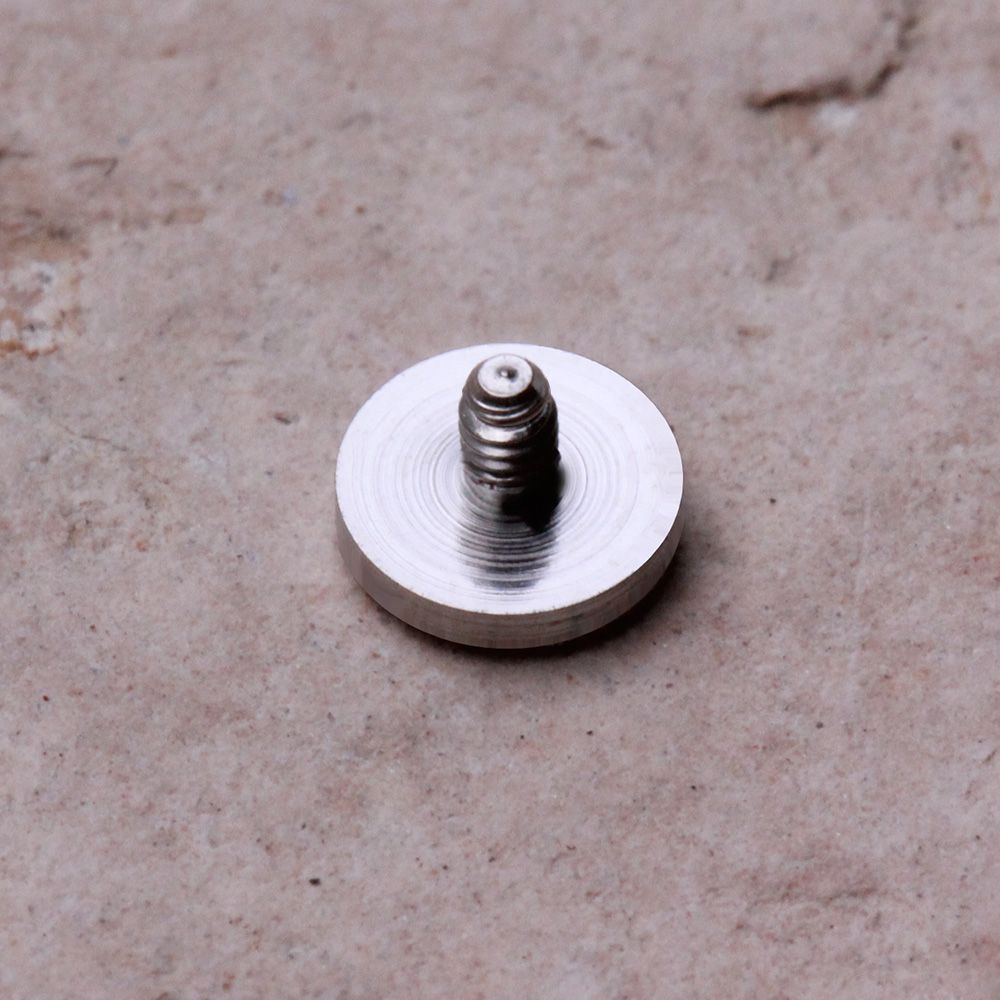 Dermals Grade 23 Titanium Flat Disc Dermal Top -Rebel Bod-RebelBod