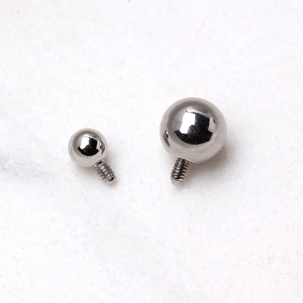 Dermals Grade 23 Titanium Internally Threaded Ball Dermal Top -Rebel Bod-RebelBod