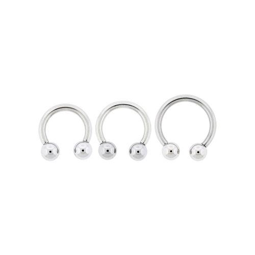 CIRCULAR BARBELL | HORSESHOE Internally Threaded Circular Barbell Horseshoe #SPLT#6 -Rebel Bod-RebelBod