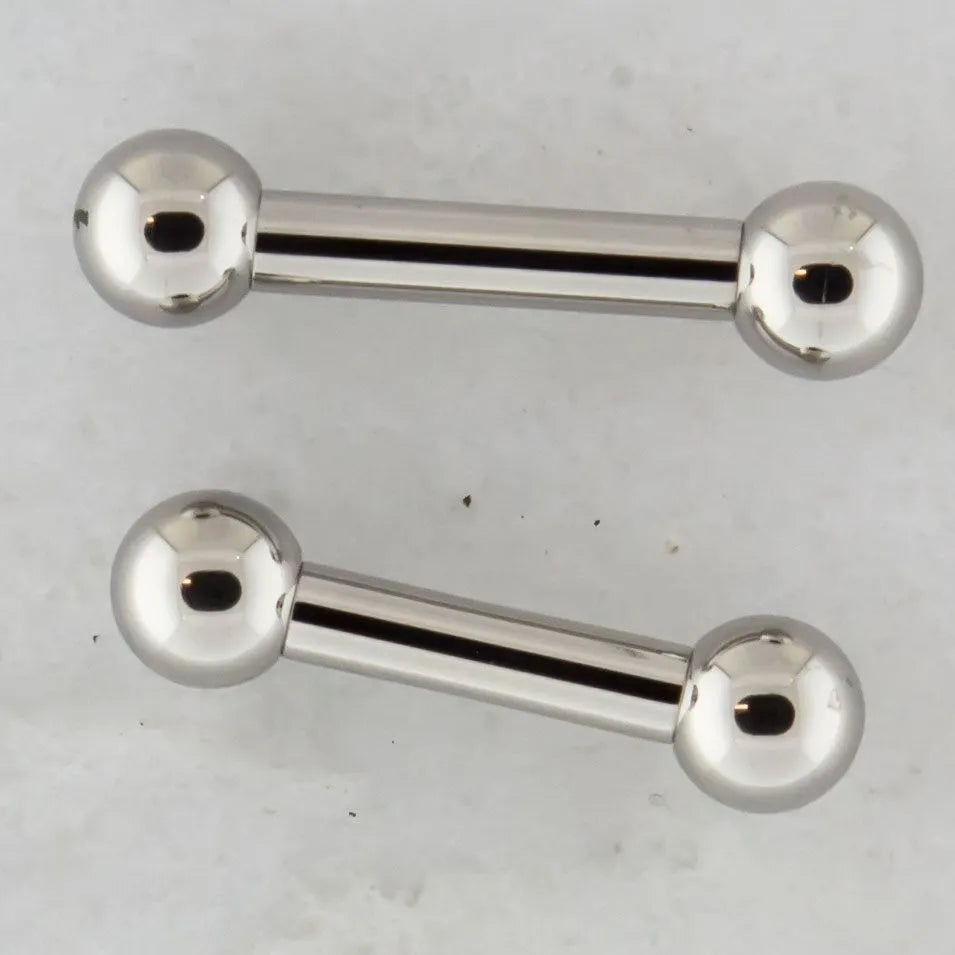 STRAIGHT BARBELL Internally Threaded Titanium Straight Barbell - 1 Piece -Rebel Bod-RebelBod