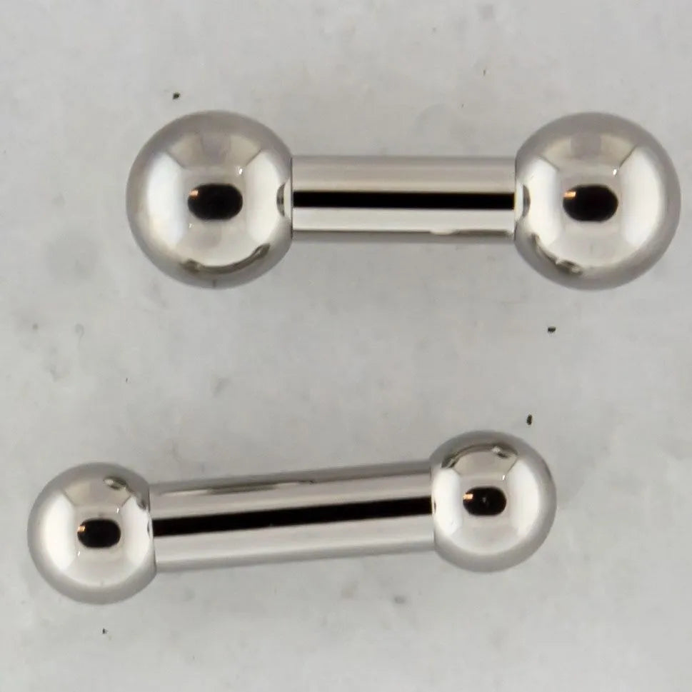 STRAIGHT BARBELL Internally Threaded Titanium Straight Barbell - 1 Piece -Rebel Bod-RebelBod