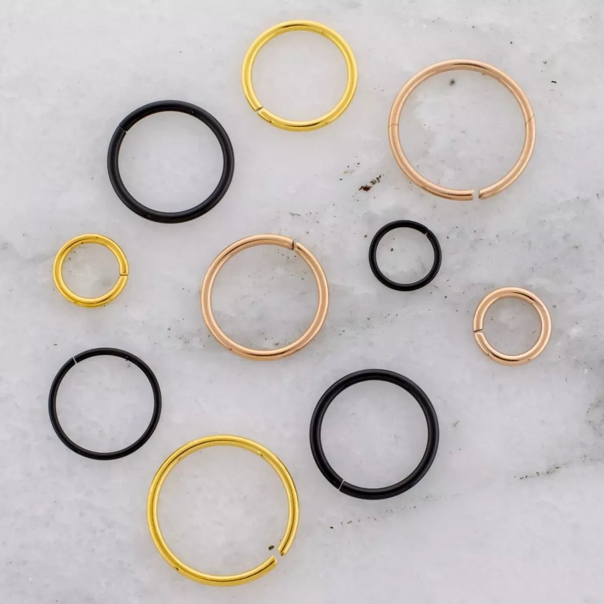 SEAMLESS RING Rose Gold PVD Bendable Seamless Ring Bendable Ring - 1 Piece #SPLT#6 -Rebel Bod-RebelBod