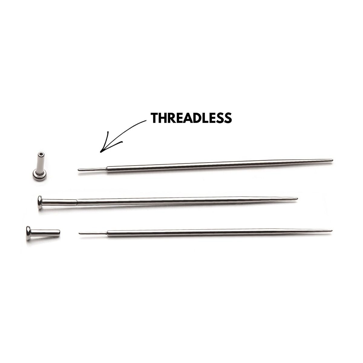 Threadless Pin Insertion Tapers titlstasp -Rebel Bod-RebelBod