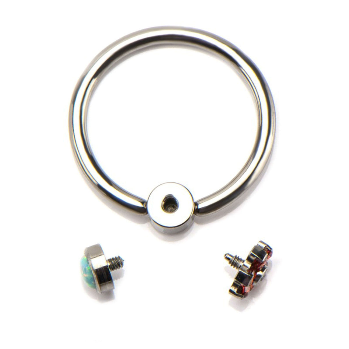 Titanium Captive Bead Ring Adapter tiadpt2 -Rebel Bod-RebelBod