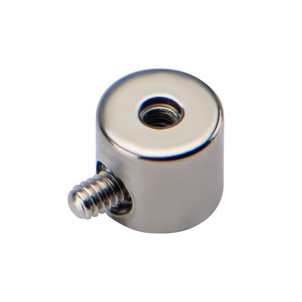 Threaded Body Titanium Internally Threaded Body Jewelry Adapter - Rebel Bod