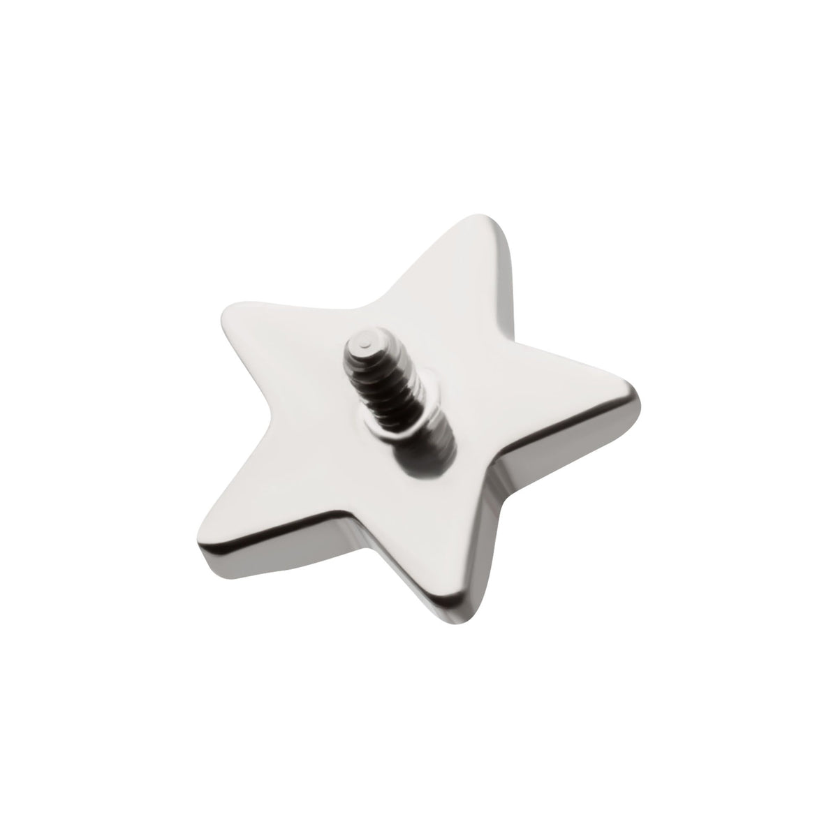 Titanium Internally Threaded Hammered Star Top titd514-6 -Rebel Bod-RebelBod