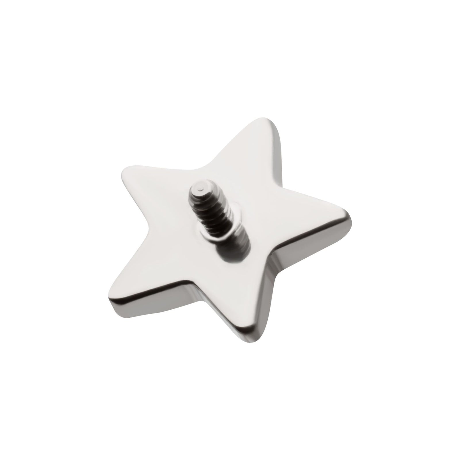 Titanium Internally Threaded Hammered Star Top titd514-6 -Rebel Bod-RebelBod