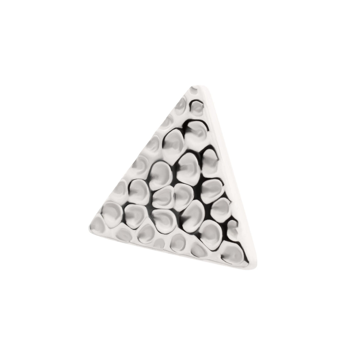 Titanium Internally Threaded Hammered Triangle Top titd512-6 -Rebel Bod-RebelBod