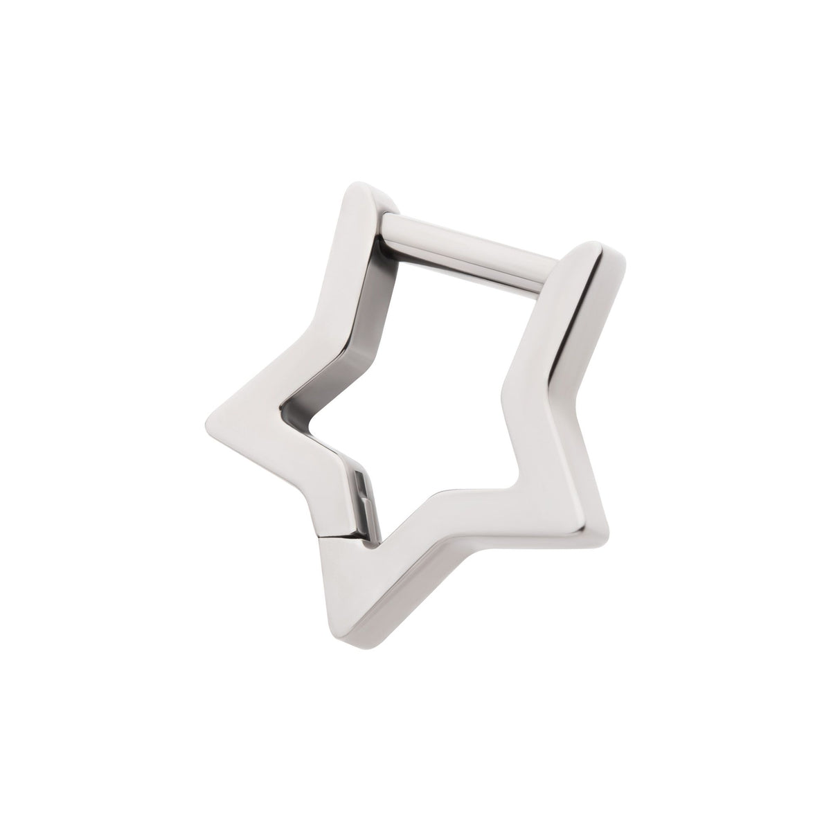 Titanium Star Hinged Segment Clicker tisgrhs36 -Rebel Bod-RebelBod