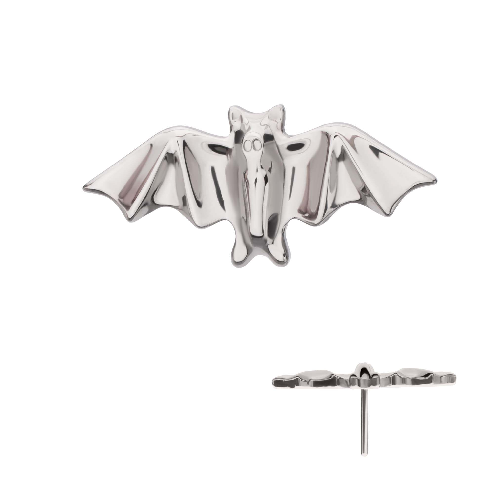 Titanium Threadless Flying Bat Top titls877 -Rebel Bod-RebelBod