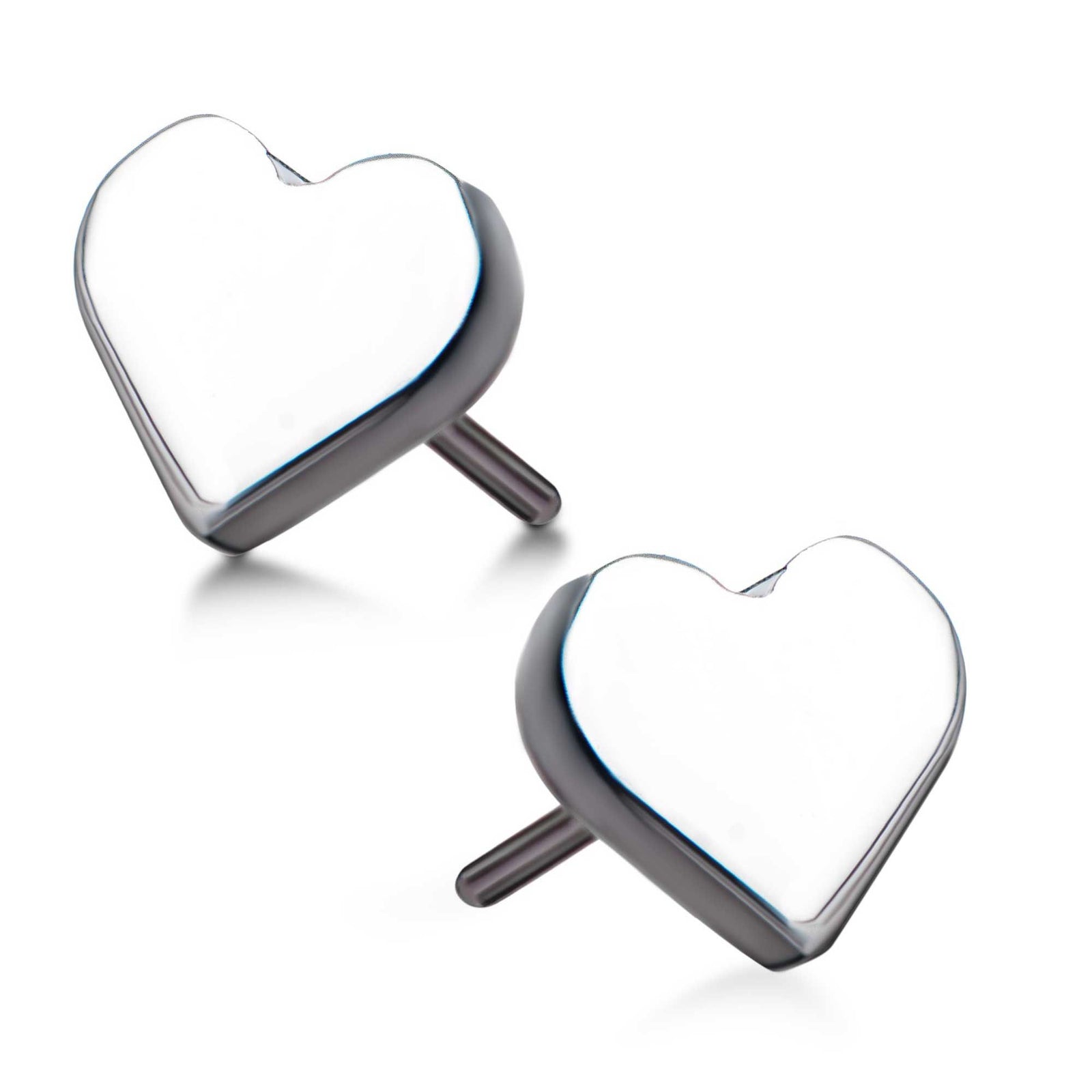Titanium Threadless Heart Top titlshrt -Rebel Bod-RebelBod