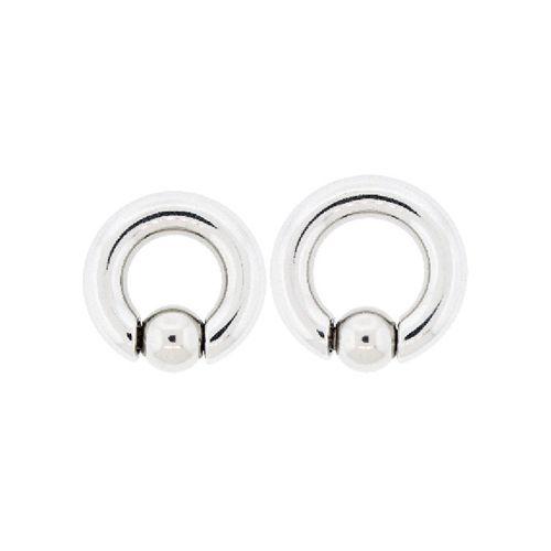 Spring Loaded Cobb Rings 00g Spring Loaded Captive Bead Ring - 1 Piece - Rebel Bod