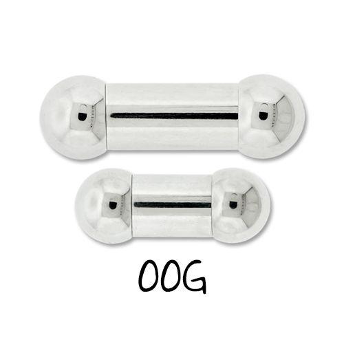 STRAIGHT BARBELL 00g Steel Internally Threaded Straight Barbell - 1 Piece -Rebel Bod-RebelBod