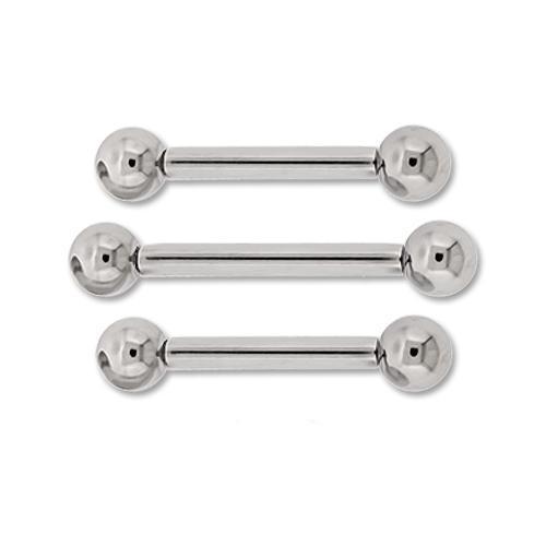 STRAIGHT BARBELL 10G Internally Threaded Titanium Barbell - 1 Piece -Rebel Bod-RebelBod