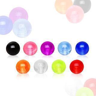 10pcs UV Coated Acrylic Ball Package - 1 Pack