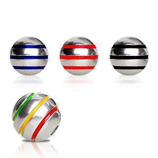 10pcs Package of  3 Stripped Ball - 1 Pack