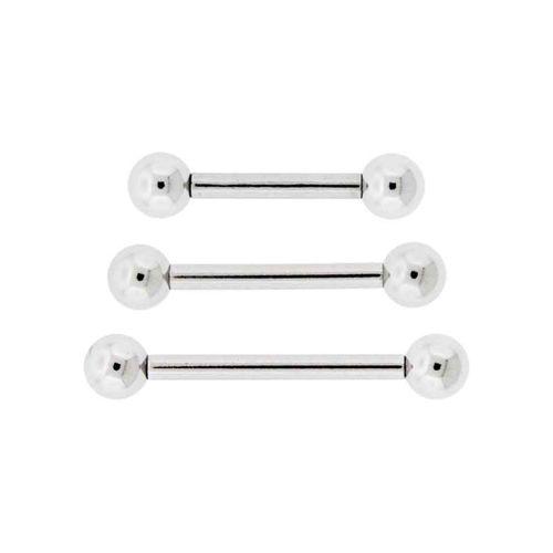STRAIGHT BARBELL 12g Steel Externally Threaded Barbell - 1 Piece #SPLT#6 -Rebel Bod-RebelBod