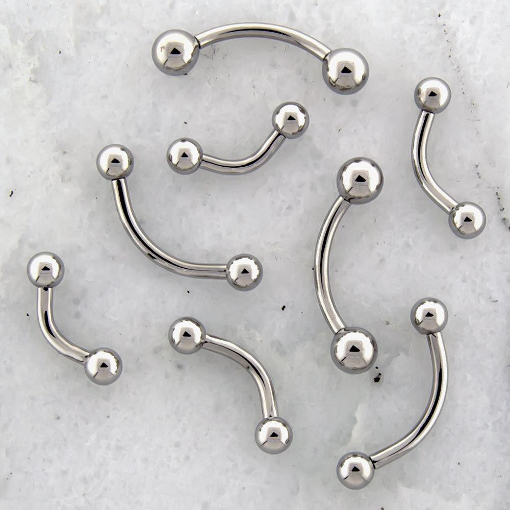 CURVED BARBELL 12g Steel Internally Threaded Curved Barbell - 1 Piece #SPLT#6 -Rebel Bod-RebelBod