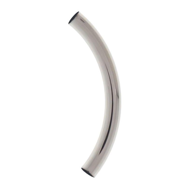 CURVED BARBELL 14g Internally Threaded Steel Curve- Post Only - 1 Piece #SPLT -Rebel Bod-RebelBod