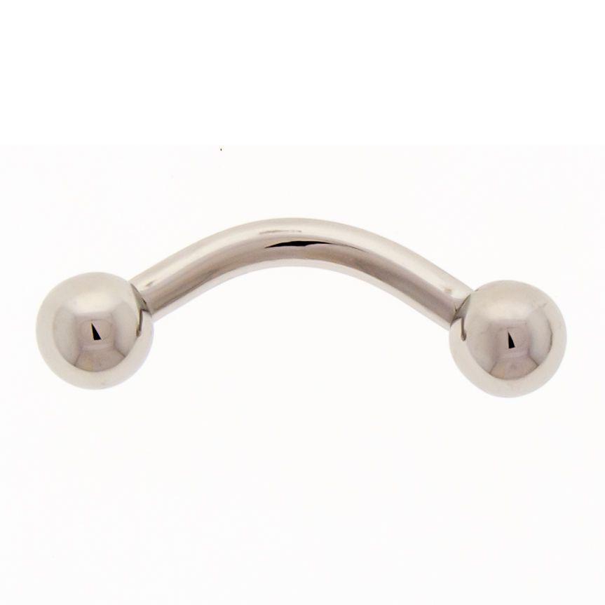 CURVED BARBELL 14g Internally Threaded Steel Curved Barbells - 1 Piece #SPLT -Rebel Bod-RebelBod