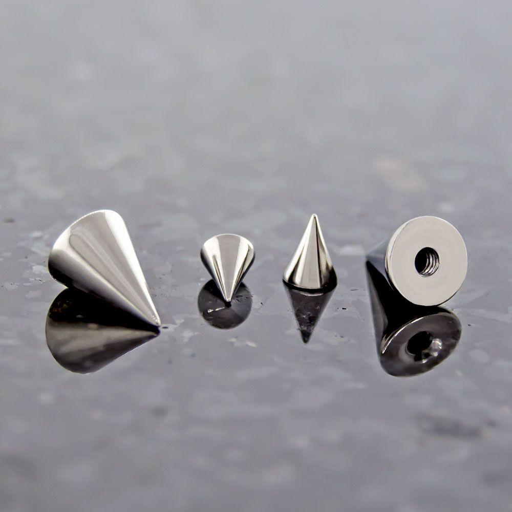 Body Jewelry Parts 14g or 16g External Replacement Cones - 1 Piece #SPLT#12 -Rebel Bod-RebelBod